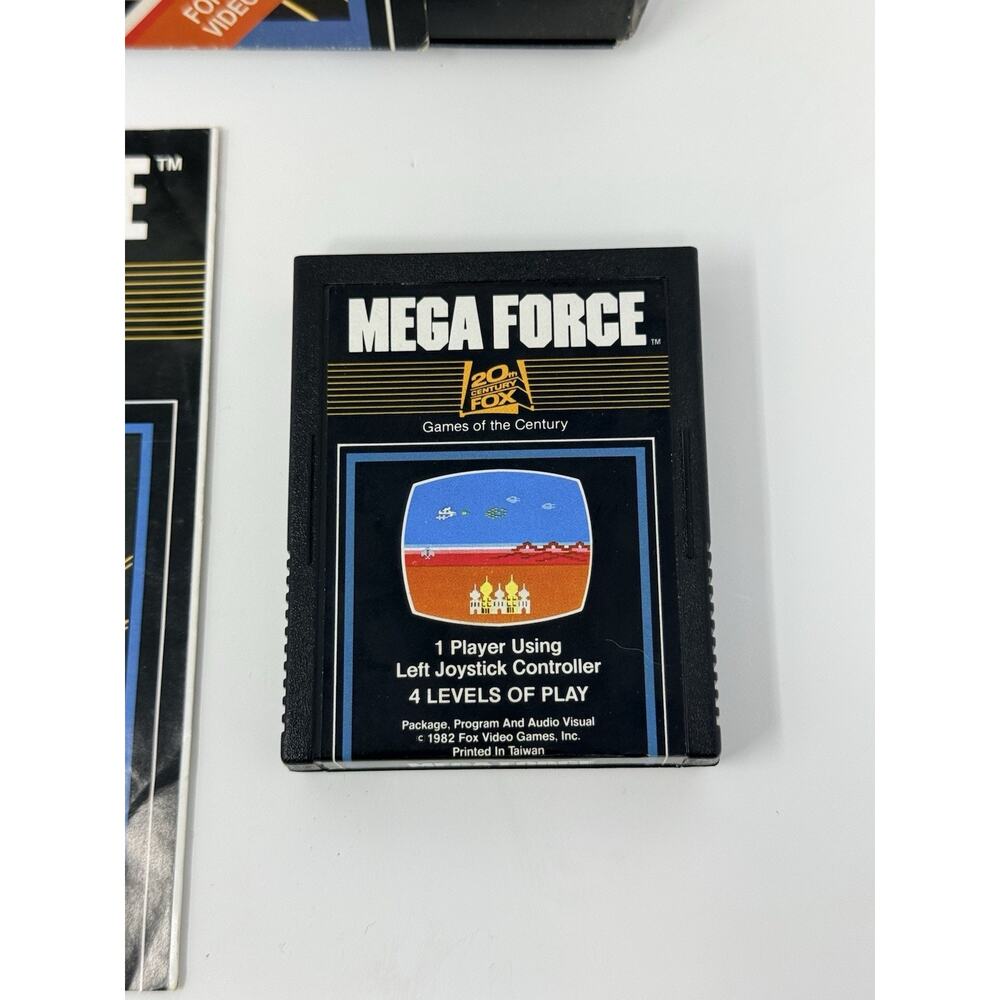 Mega Force Atari 2600 20th Century Fox 1982 Complete CIB Tested - Picture 5 of 8